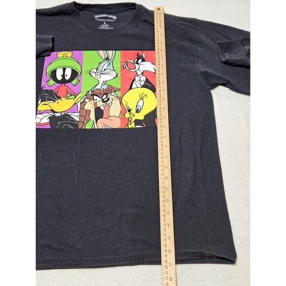 Original Looney Tunes Bugs Bunny Tweet Bird Sze Large Black Long sleeves T Shirt - Picture 6 of 7